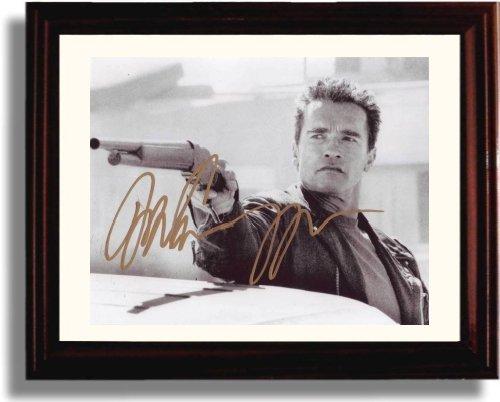 8x10 Framed Arnold Schwarzenegger Autograph Promo Print - Terminator Framed Print - Movies FSP - Framed   