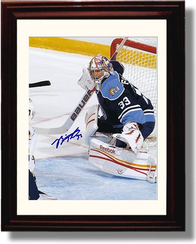 8x10 Framed Jon Merrill Autograph Promo Print - New Jersey Devils Framed Print - Hockey FSP - Framed   
