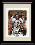 8x10 Framed John Elway SI Autograph Promo Print - 1998 Champs! Framed Print - Pro Football FSP - Framed   