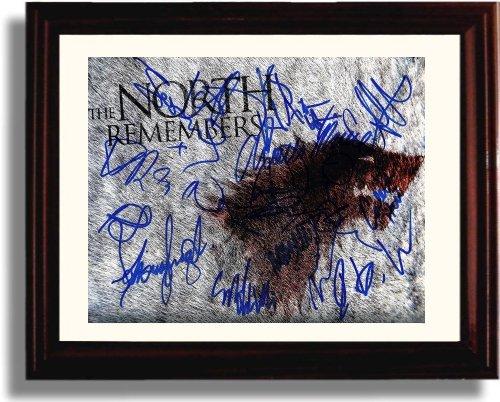 Unframed Game of Thrones Autograph Promo Print - Game of Thrones Cast Unframed Print - Television FSP - Unframed   
