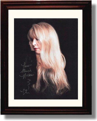 8x10 Framed Stevie Nicks Autograph Promo Print Framed Print - Music FSP - Framed   