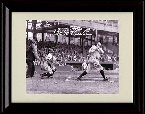 Unframed Babe Ruth Autograph Replica Print - Called Shot HR! Unframed Print - Baseball FSP - Unframed   