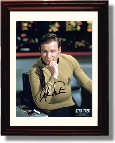 Unframed Star Trek Autograph Promo Print - William Shatner Unframed Print - Television FSP - Unframed   