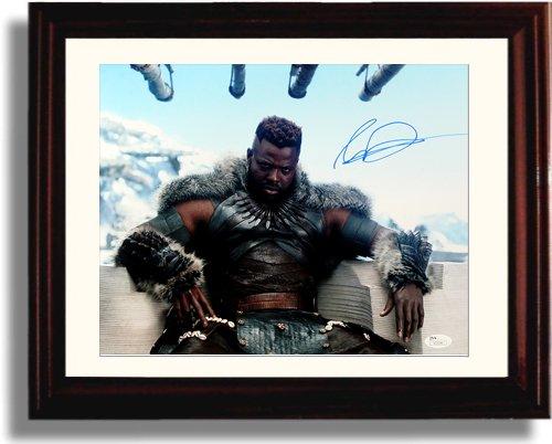 8x10 Framed Winston Duke Autograph Promo Print - Black Panther Framed Print - Movies FSP - Framed   