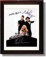 8x10 Framed Mathew Broderick, Uma Thurman, and Nathan Lane Autograph Promo Print - The Producers Framed Print - Movies FSP - Framed   