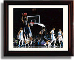16x20 Framed 2016 Villanova Kris Jenkins "The Shot" NCAA Champs Print Gallery Print - College Basketball FSP - Gallery Framed   