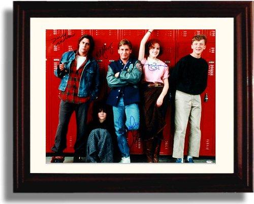 8x10 Framed The Breakfast Club Autograph Promo Print - Cast Signed Framed Print - Movies FSP - Framed   