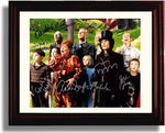8x10 Framed Cast of Charlie and the Chocolate Factory Autograph Promo Print - Charlie and the Chocolate Framed Print - Movies FSP - Framed   