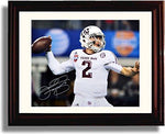Unframed Johnny Manziel "In The Pocket" Texas A&M Aggies Autograph Photo - Heisman! Unframed Print - College Football FSP - Unframed   