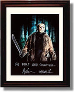 8x10 Framed Ari Lehman Autograph Promo Print - Jason Voorhees Framed Print - Movies FSP - Framed   