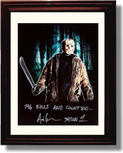 8x10 Framed Ari Lehman Autograph Promo Print - Jason Voorhees Framed Print - Movies FSP - Framed   