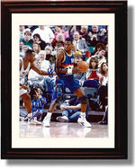 8x10 Framed Dikembe Mutombu Autograph Promo Print Framed Print - Pro Basketball FSP - Framed   