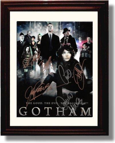 8x10 Framed Gotham Autograph Promo Print - Gotham Framed Print - Television FSP - Framed   