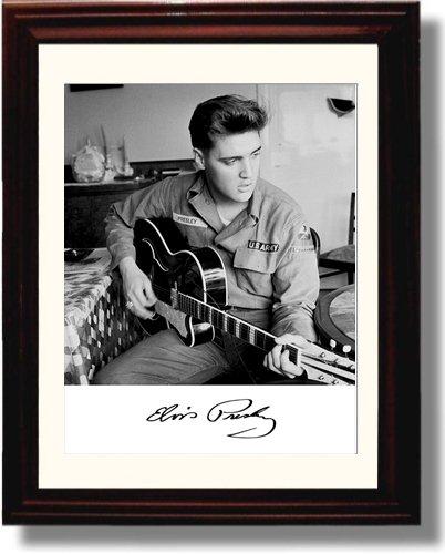 8x10 Framed Elvis Presley Autograph Promo Print - GI Blues Framed Print - Music FSP - Framed   