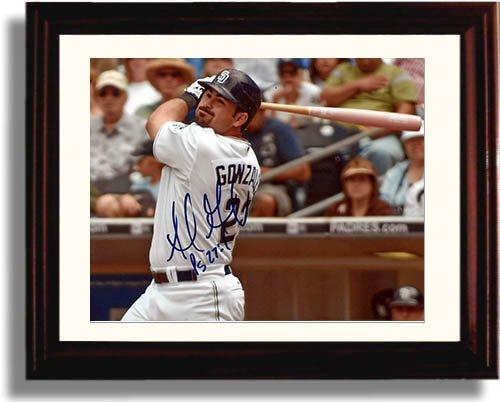 Framed 8x10 Adrian Gonzalez Autograph Replica Print Framed Print - Baseball FSP - Framed   