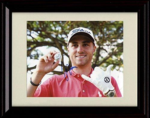 Framed Justin Thomas Autograph Promo Print - Player of the Year 2017 Framed Print - Golf FSP - Framed   