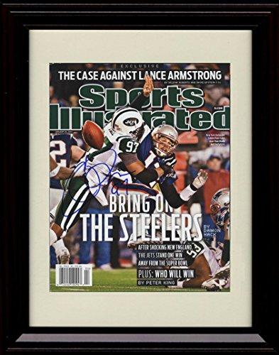 8x10 Framed Calvin Pace - New York Jets - SI Autograph Promo Print - 1/24/11 Framed Print - Pro Football FSP - Framed   
