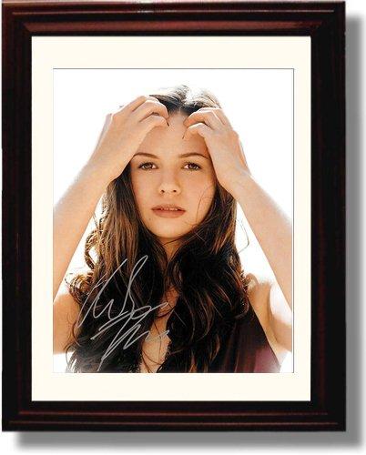 8x10 Framed Amber Tamblyn Autograph Promo Print Framed Print - Television FSP - Framed   