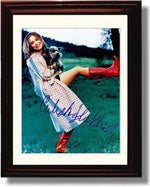 8x10 Framed Calista Flockhart Autograph Promo Print Framed Print - Movies FSP - Framed   