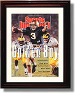 Unframed "Golden Boy" Rick Mirer Notre Dame SI Autograph Promo Print Unframed Print - College Football FSP - Unframed   