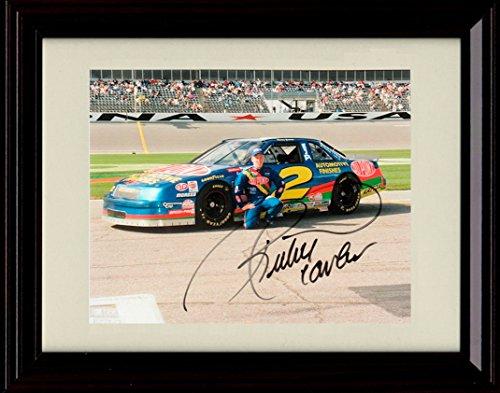 8x10 Framed Ricky Craven Autograph Promo Print - #2 Car Framed Print - NASCAR FSP - Framed   