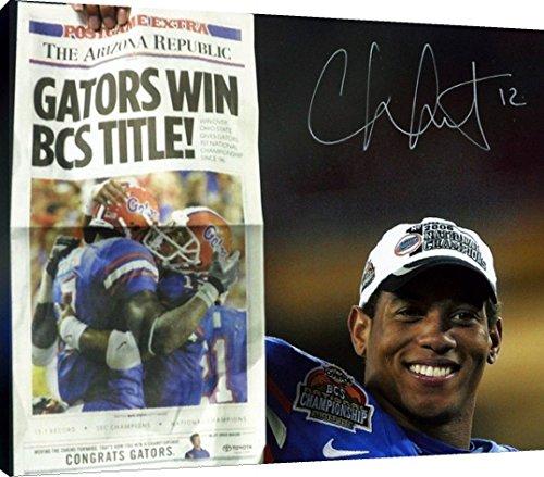 Floating Canvas Wall Art: Florida Gators - Chris Leak BCS Title Autograph Print Floating Canvas - College Football FSP - Floating Canvas   