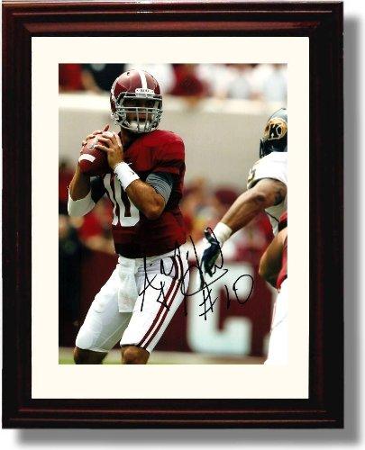Framed 8x10 A.J. McCarron Autograph Promo Print - Alabama Crimson Tide National Champs Framed Print - College Football FSP - Framed   