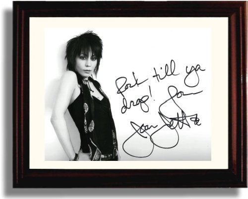 8x10 Framed Joan Jett - Rock Til You Drop - Autograph Promo Print Framed Print - Music FSP - Framed   