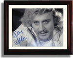 8x10 Framed Gene Wilder "He's Alive!" Autograph Promo Print - Young Frankenstein Framed Print - Movies FSP - Framed   