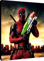 Floating Canvas Wall Art:  Ryan Reynolds Autograph Print - Deadpool Portrait Floating Canvas - Movies FSP - Floating Canvas   