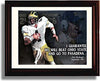Unframed Jim Harbaugh "I Guarantee We Will Beat OSU" Michigan Wolverines Print Unframed Print - College Football FSP - Unframed   