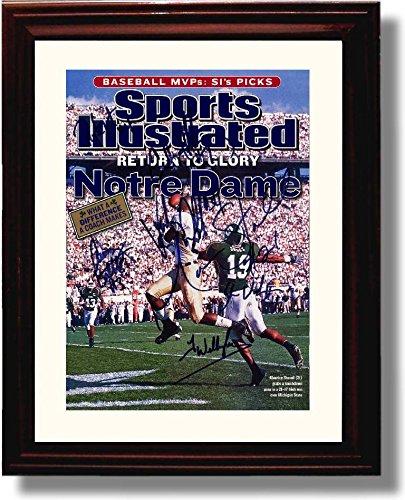 Unframed Notre Dame "Return to Glory" 2002 Team Signed SI Autograph Promo Print Unframed Print - College Football FSP - Unframed   
