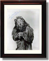 8x10 Framed Bert Lahr Autograph Promo Print - Wizard of Oz - Cowardly Lion Framed Print - Movies FSP - Framed   