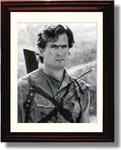 Framed Bruce Campbell B&W Autograph Promo Print Framed Print - Movies FSP - Framed   