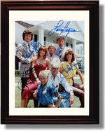 8x10 Framed Dallas B&W Autograph Promo Print - Dallas Cast Framed Print - Television FSP - Framed   