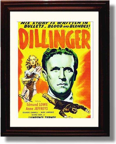 8x10 Framed Anne Jeffreys Autograph Promo Print - Dillinger Framed Print - Movies FSP - Framed   