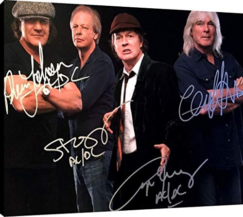 Photoboard Wall Art:  AC/DC Autograph Print Photoboard - Music FSP - Photoboard   