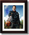 8x10 Framed Walking Dead Negan:Lucille Jeffrey Dean Morgan Autograph Promo Print Framed Print - Television FSP - Framed   