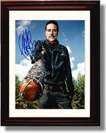 Framed Walking Dead Negan:Lucille Jeffrey Dean Morgan Autograph Promo Print Framed Print - Television FSP - Framed   