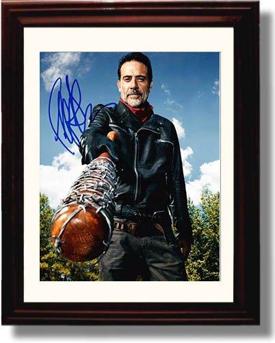 Framed Walking Dead Negan:Lucille Jeffrey Dean Morgan Autograph Promo Print Framed Print - Television FSP - Framed   