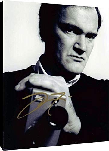 Metal Wall Art:  Quentin Tarantino Autograph Print Metal - Movies FSP - Metal   