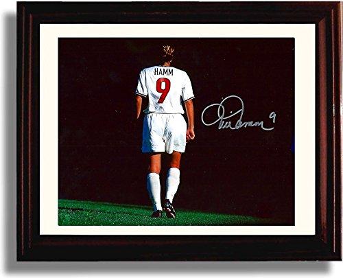Unframed Mia Hamm "#9" - US Soccer Autograph Promo Print Unframed Print - Soccer FSP - Unframed   