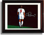 Framed Mia Hamm "#9" - US Soccer Autograph Promo Print Framed Print - Soccer FSP - Framed   