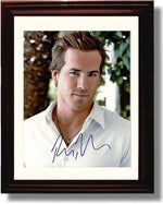 8x10 Framed Ryan Reynolds Autograph Promo Print Framed Print - Movies FSP - Framed   