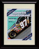 8x10 Framed Kurt Busch SI Autograph Promo Print Framed Print - NASCAR FSP - Framed   