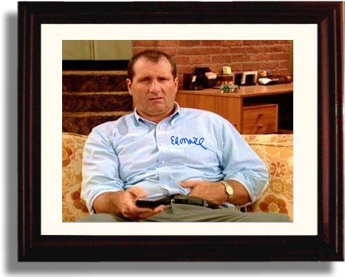 8x10 Framed Ed O Neill Autograph Promo Print - Married With Children Framed Print - Television FSP - Framed   