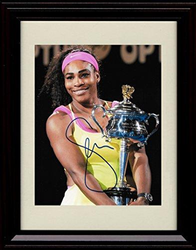 8x10 Framed Serena Williams Autograph Promo Print - Serena Slam! Framed Print - Tennis FSP - Framed   