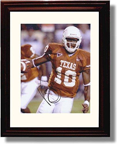 Framed 8x10 Vince Young #10 Texas Longhorns Autograph Promo Print Framed Print - College Football FSP - Framed   