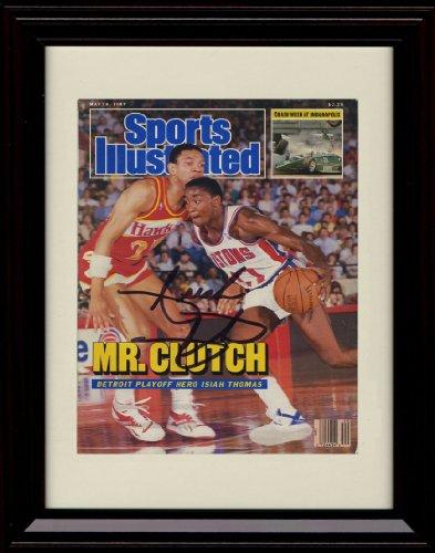 Unframed Isiah Thomas SI Autograph Promo Print - 5/18/1987 - Detroit Pistons Unframed Print - Pro Basketball FSP - Unframed   