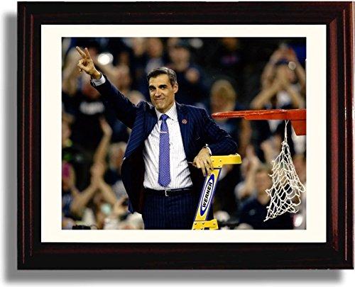 Framed 8x10 2016 Villanova Coach Jay Wright "Cutting the Net" NCAA Champs Print Framed Print - College Basketball FSP - Framed   
